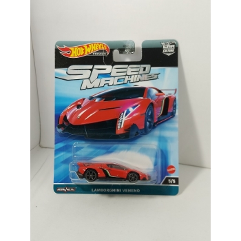 Hot Wheels 1:64 Speed Machines - Lamborghini Veneno red